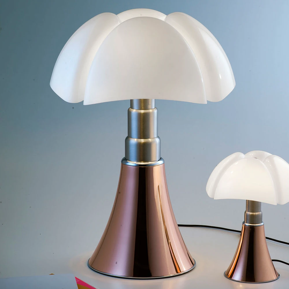 MiniPipistrello Table Lamp Dimmable Copper Martinelli Luce